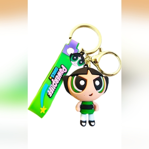 Unbranded Accessories - The Powerpuff Girls Buttercup Keychain Or Bag Charm (New)